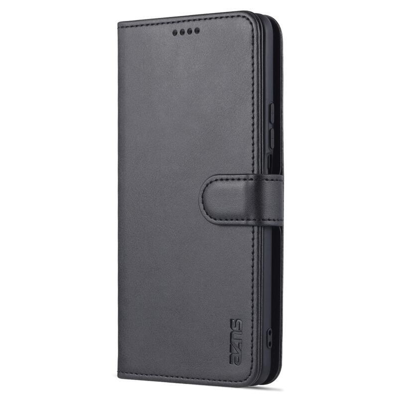 AZNS PU kožené peněženkové pouzdro na mobil Honor Magic 4 Lite 5G - černé