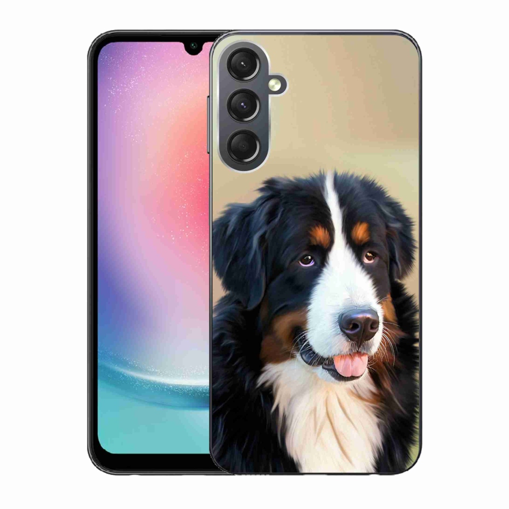 Gelový obal mmCase na Samsung Galaxy A24 - bernský salašnický pes