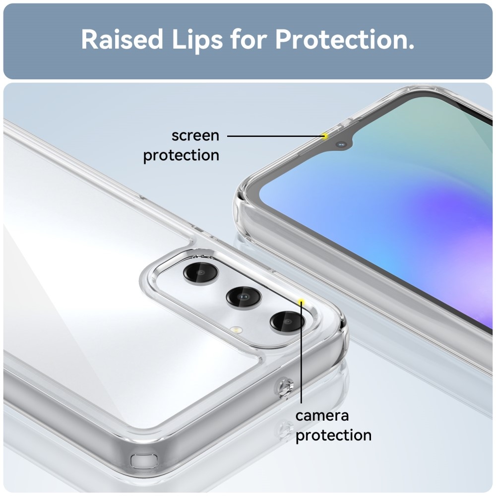 Gelový obal s pevnými zády na Samsung Galaxy A05s - průhledný