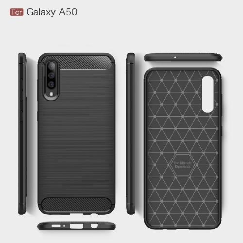 Carb odolný gelový kryt na Samsung Galaxy A50 / A30s - černý