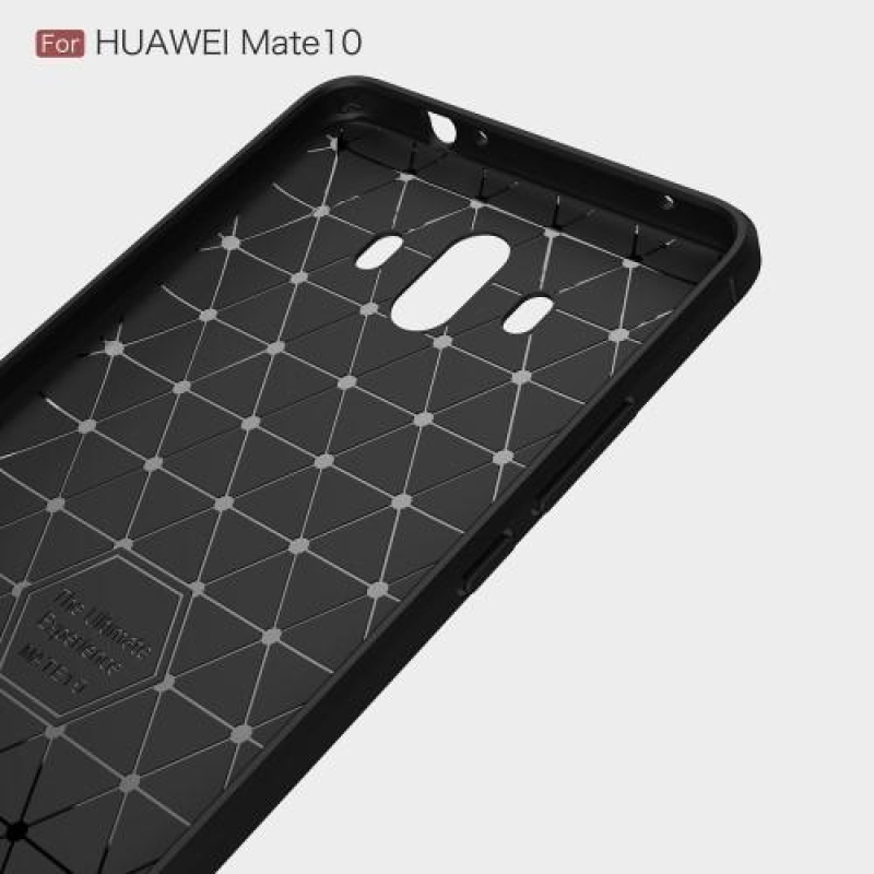 Carbon odolný gelový obal na Huawei Mate 10 - šedý