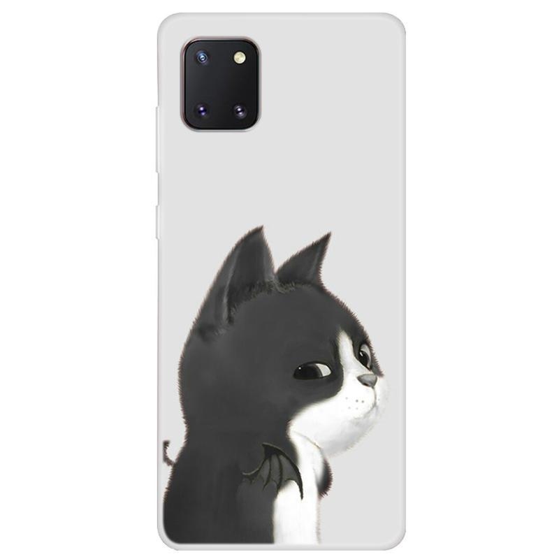 Case gelový obal na mobil Samsung Galaxy Note 10 Lite - kočka