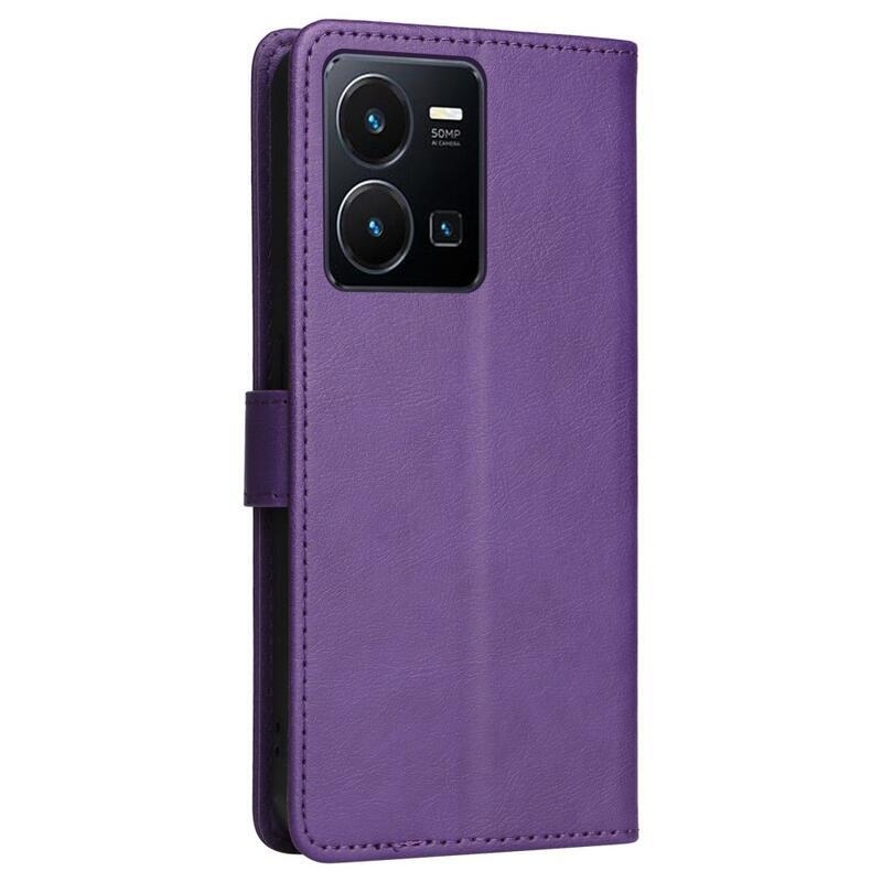 Case peněženkové pouzdro na mobil Vivo Y35 - fialové