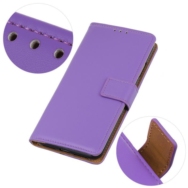 Case PU kožené peněženkové pouzdro na mobil Samsung Galaxy S20 Plus - fialový