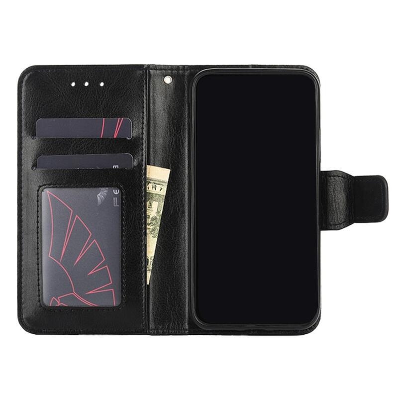 Case PU kožené peněženkové pouzdro na mobil Xiaomi Mi 11 - černé