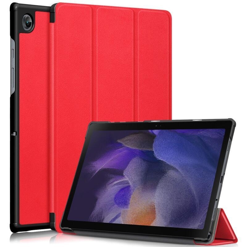 Chytré polohovatelné pouzdro pro Samsung Galaxy Tab A8 10.5 (2021) - červené