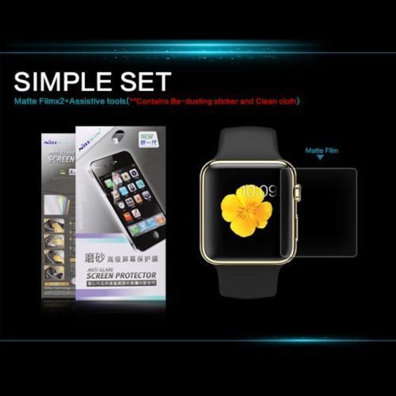 Čirá fólie na displej proti poškrábání na Apple Watch 38mm