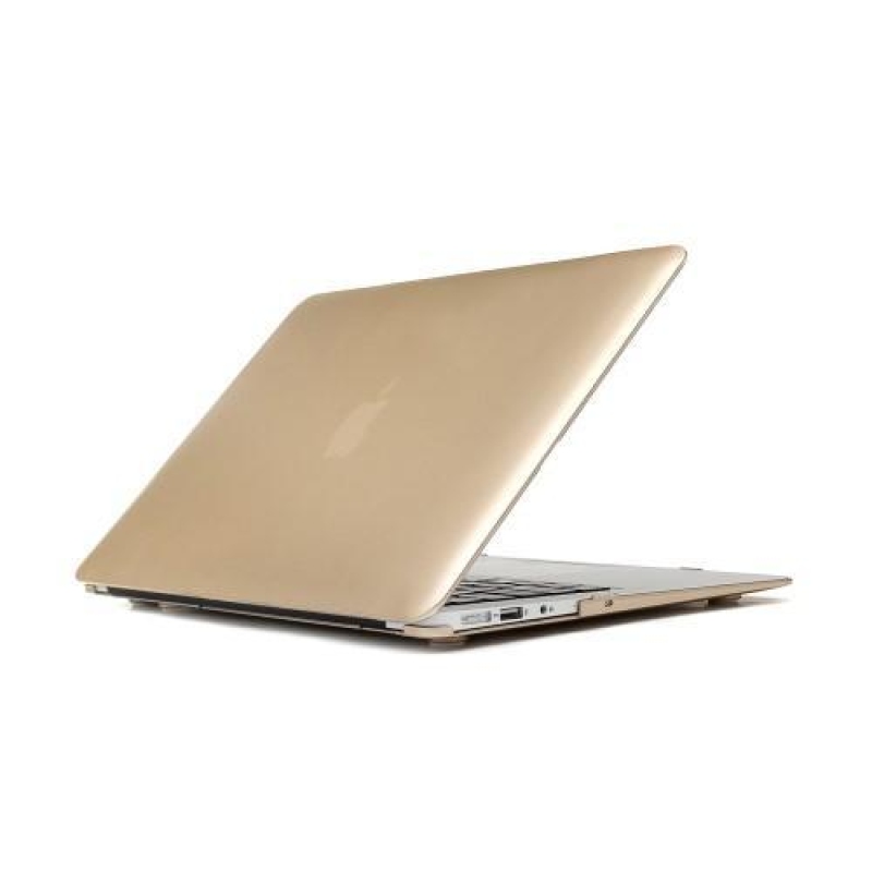 Classic přední i zadní plastový obal na MacBook Air 13.3 - zlatý