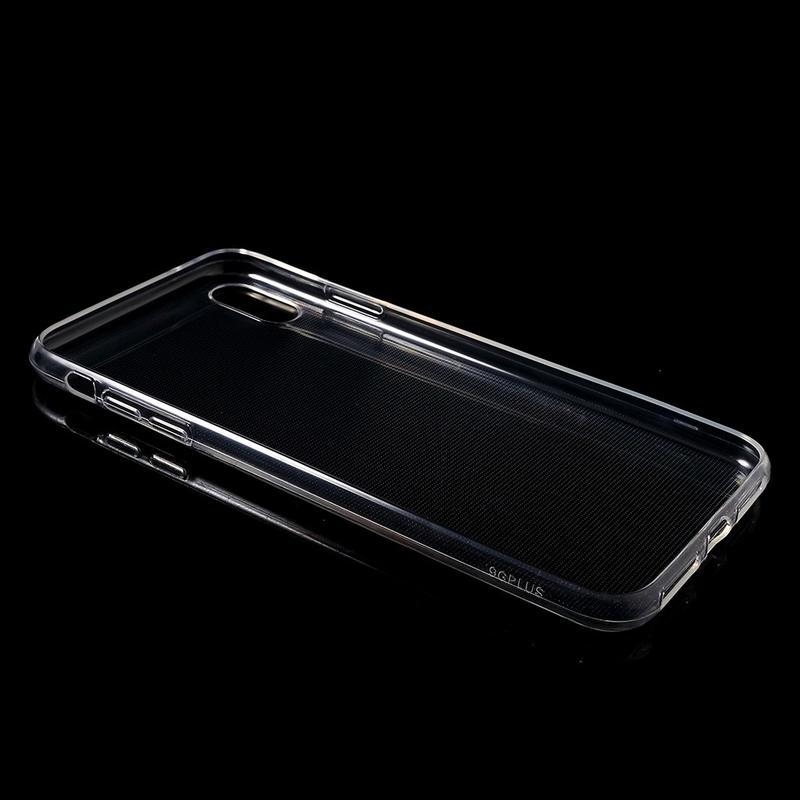 Clear gelový obal na mobil iPhone XS Max - transparentní
