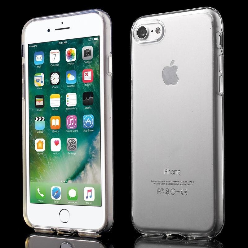 Clear gelový obal pro mobil iPhone 7/8/SE (2020)/SE (2022) - průhledný