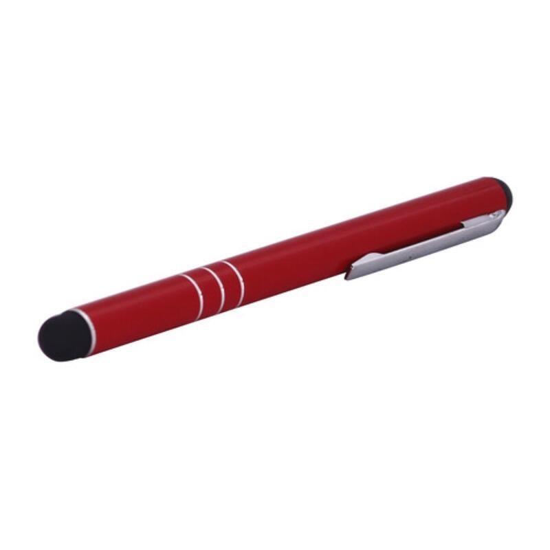 Clip stylus na tablety a mobilní telefony - červený