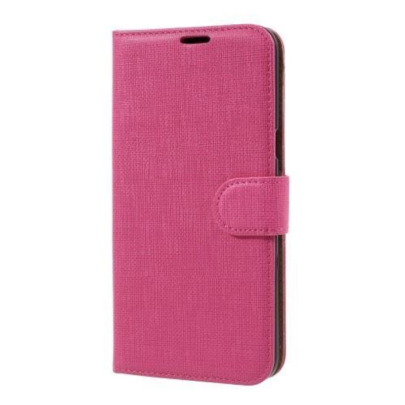 Clothy PU kožené pouzdro na mobil Samsung Galaxy S8 Plus - rose