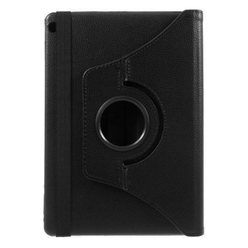 Cyrc otočné PU kožené pouzdro na Huawei MediaPad M3 Lite 10 - černé