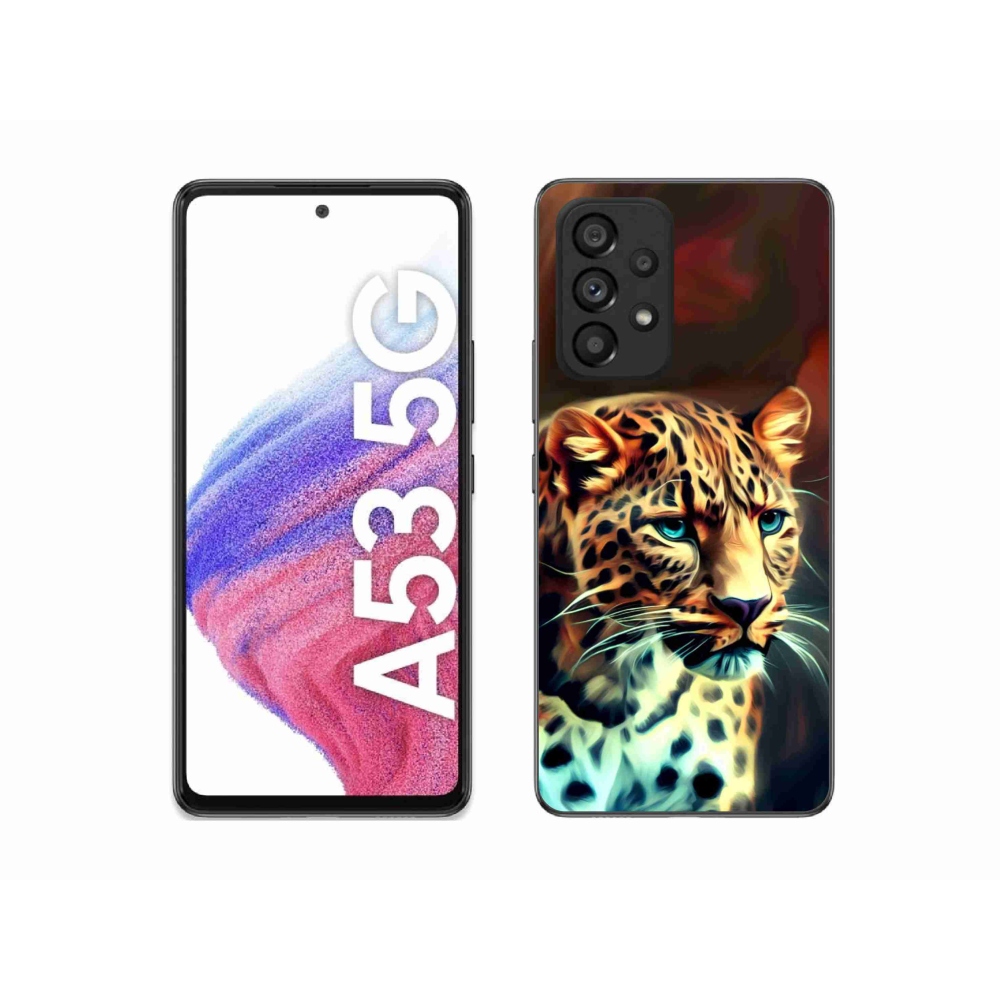 Gelový kryt mmCase na Samsung Galaxy A53 5G - leopard