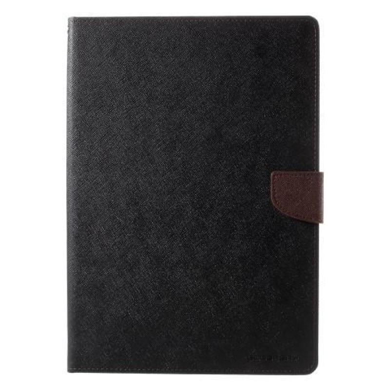 Diary PU kožené pouzdro na iPad Pro 10.5 - černé/hnědé