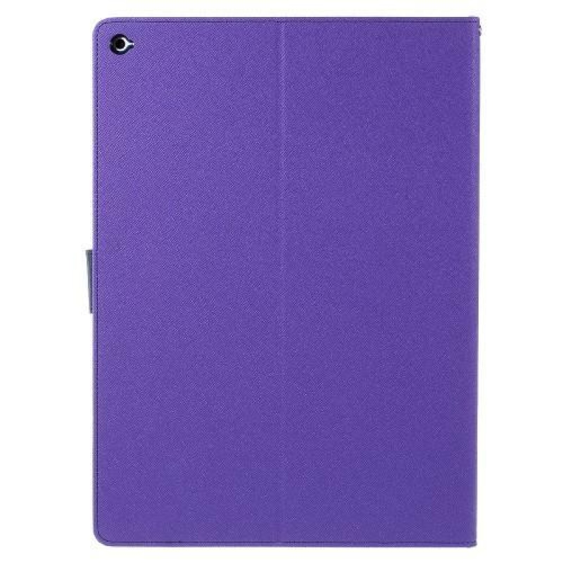 Diary PU kožené pouzdro na iPad Pro 12.9 - fialové