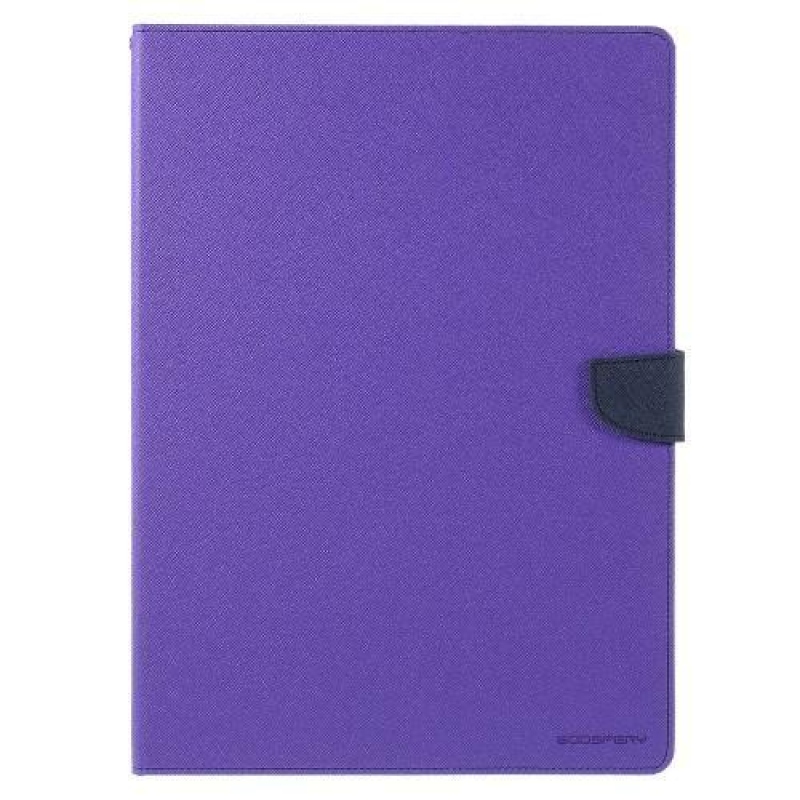 Diary PU kožené pouzdro na iPad Pro 12.9 - fialové