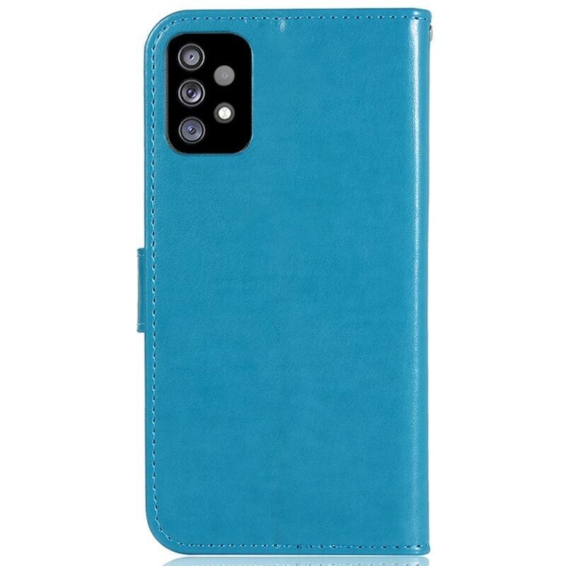 Dream PU kožené peněženkové pouzdro na mobil Samsung Galaxy A53 5G - modrý