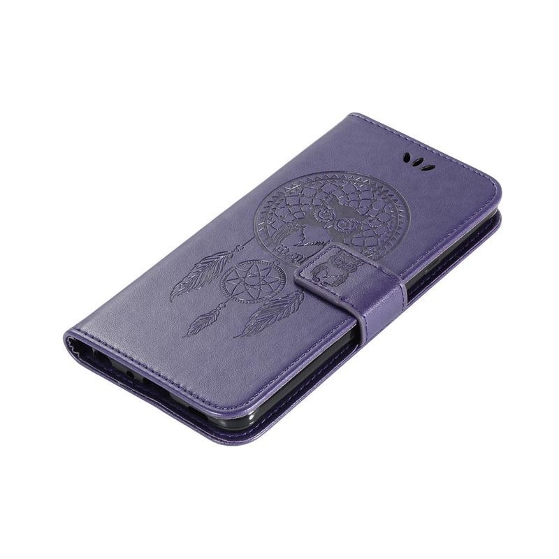 Dream PU kožené peněženkové pouzdro na mobil Samsung Galaxy S20 Ultra - fialové