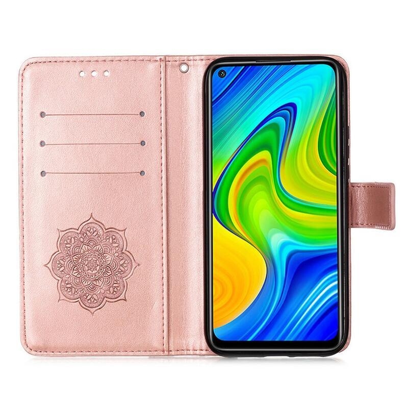 Dream PU kožené peněženkové pouzdro na mobil Xiaomi Mi 11 - růžovozlaté