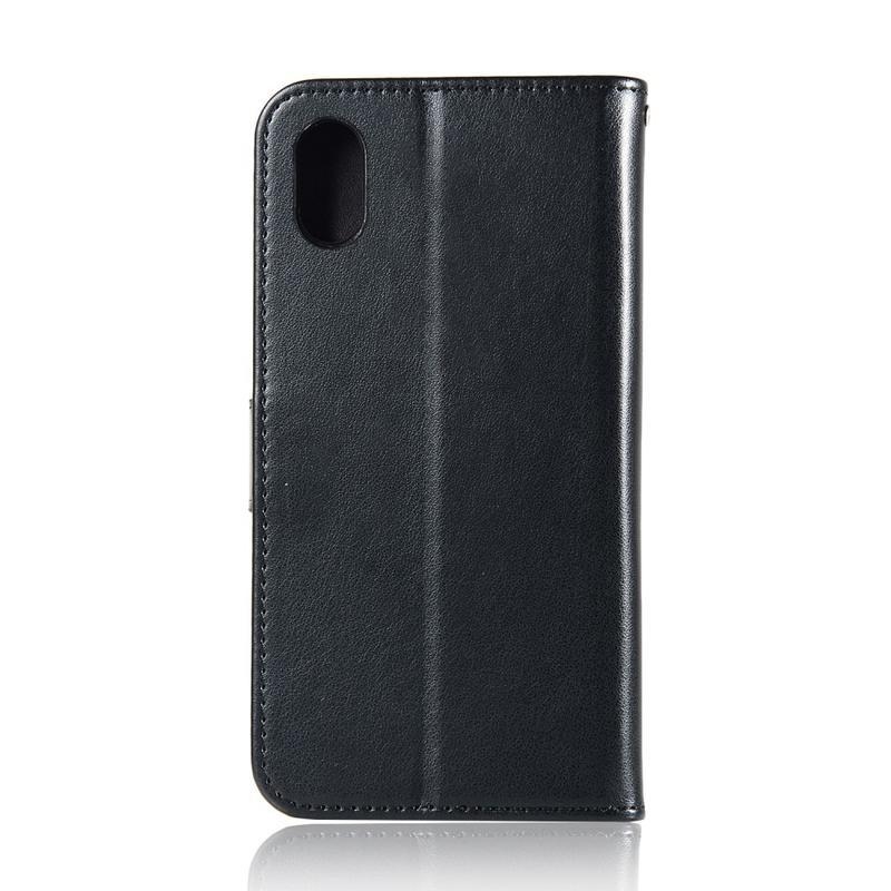 Dream PU kožené peněženkové pouzdro na mobil Xiaomi Redmi 7A - černé