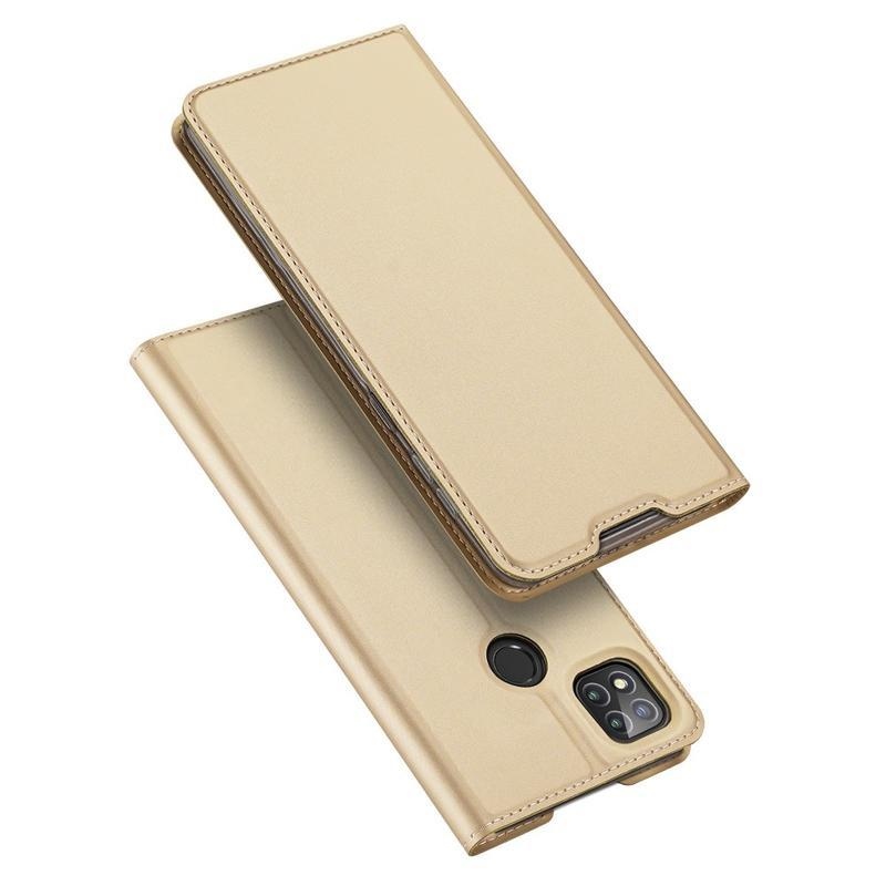 DUX elegantní PU kožené pouzdro na mobil Xiaomi Redmi 9C - zlaté