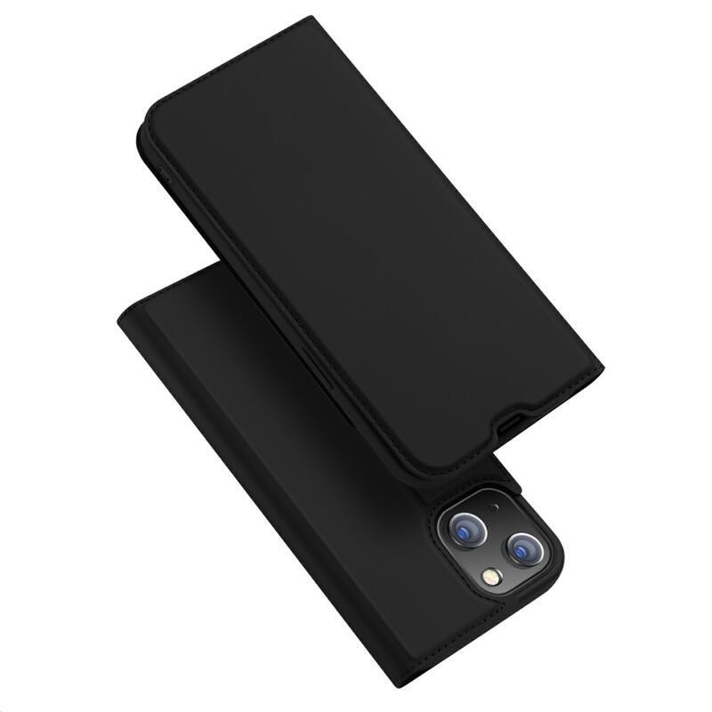 DUX elegantní PU kožené pouzdro pro mobil iPhone 13 mini 5.4 - černé