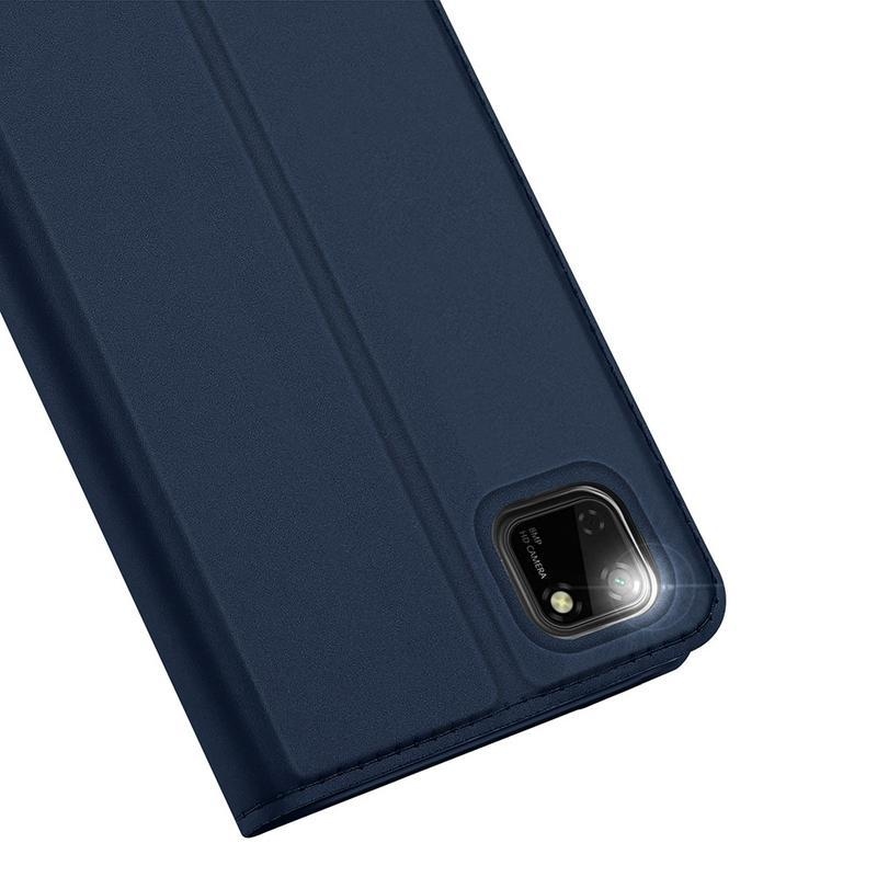DUX PU kožené pouzdro na mobil Huawei Y5p/Honor 9S - tmavěmodré