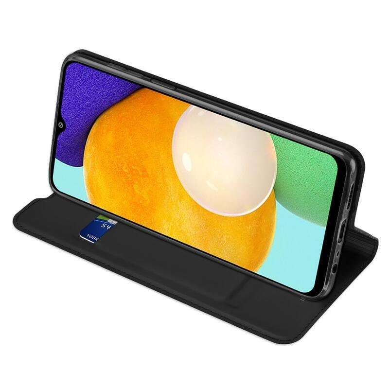 DUX PU kožené pouzdro na mobil Samsung Galaxy A13 4G - černé