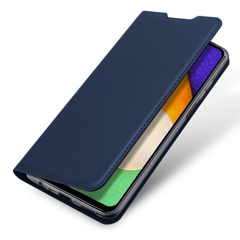 DUX PU kožené pouzdro na mobil Samsung Galaxy A13 4G - tmavěmodré