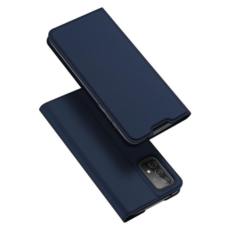 DUX PU kožené pouzdro na mobil Samsung Galaxy A52 5G/4G/A52s 5G - tmavěmodré