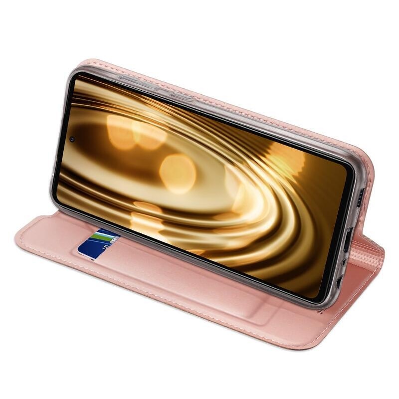 DUX PU kožené pouzdro na mobil Samsung Galaxy A72 5G/4G - růžové