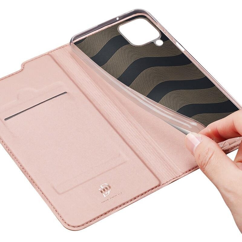 DUX PU kožené pouzdro na mobil Samsung Galaxy M53 5G - růžovozlaté
