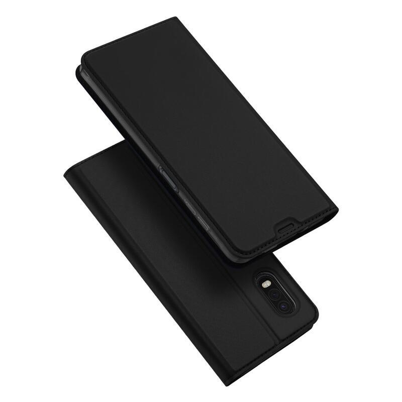 DUX PU kožené pouzdro na mobil Samsung Galaxy Xcover Pro - černé