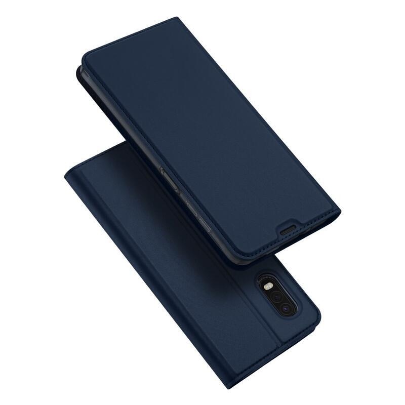 DUX PU kožené pouzdro na mobil Samsung Galaxy Xcover Pro - tmavěmodré