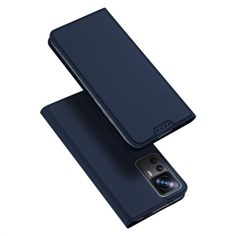 DUX PU kožené pouzdro na mobil Xiaomi 12T/12T Pro - tmavěmodré