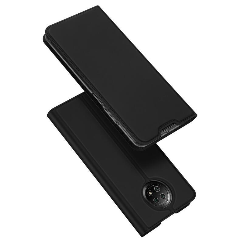 DUX PU kožené pouzdro na mobil Xiaomi Redmi Note 9T 5G - černé