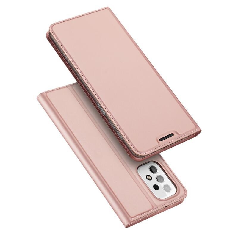 DUX PU kožené pouzdro pro mobil Samsung Galaxy A23 4G/5G - růžové