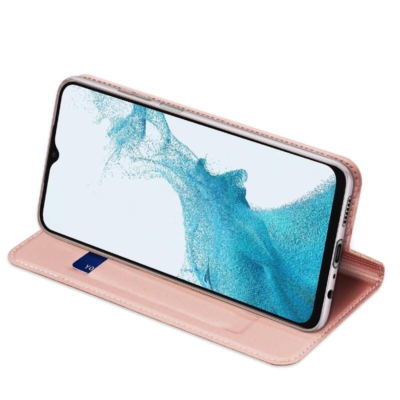 DUX PU kožené pouzdro pro mobil Samsung Galaxy A23 4G/5G - růžové
