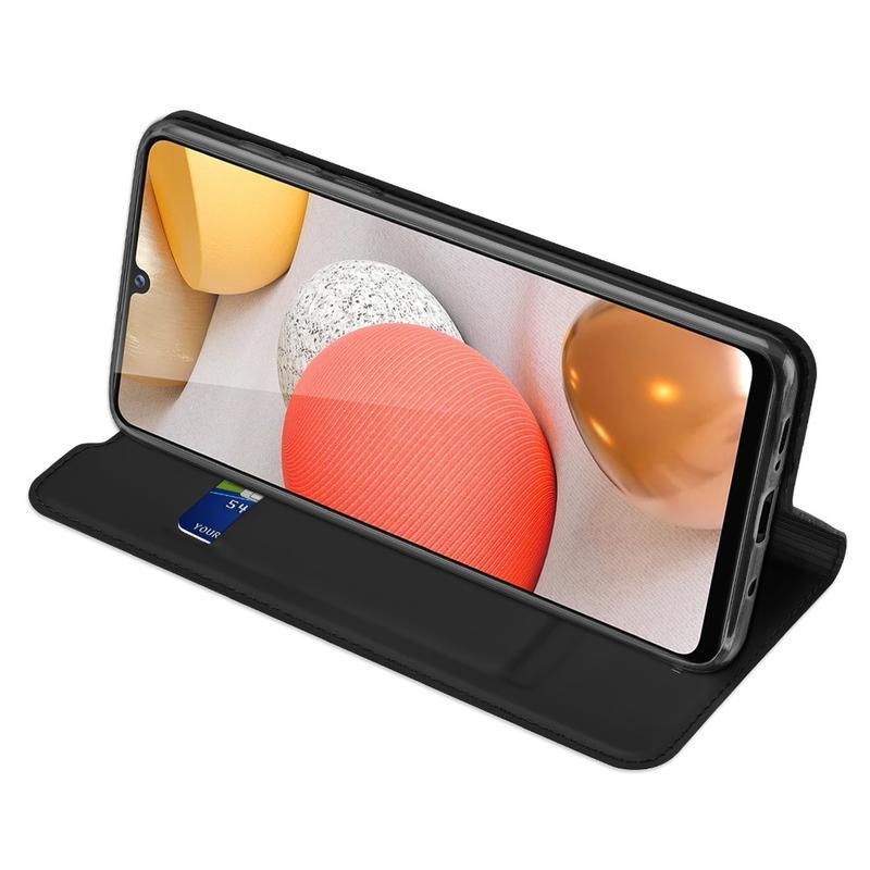 DUX PU kožené pouzdro pro mobil Samsung Galaxy A42 5G - černé