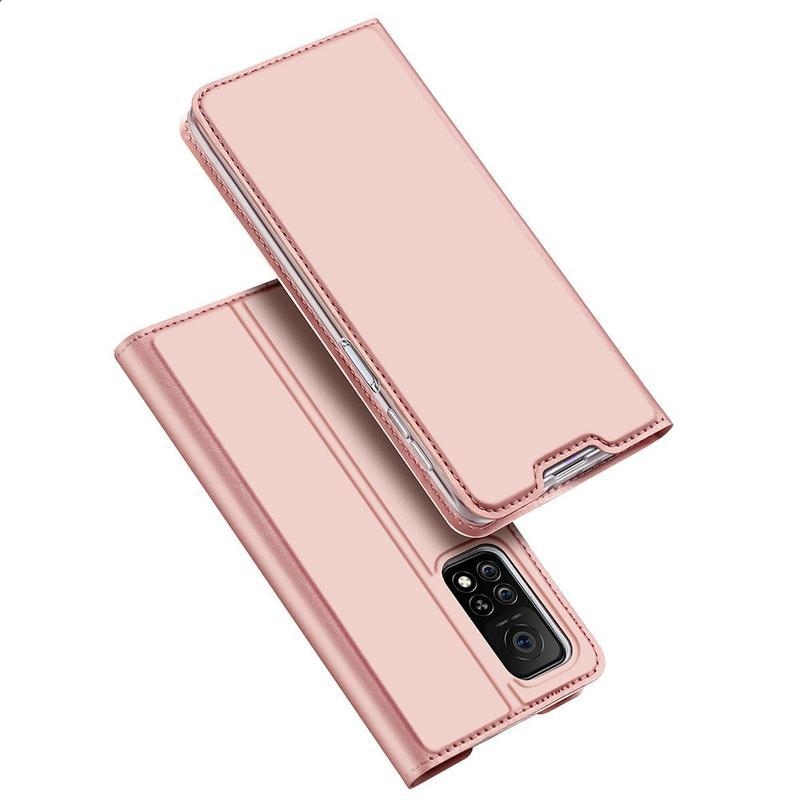 DUX PU kožené pouzdro pro mobilní telefon Xiaomi Mi 10T 5G/ Mi 10T Pro 5G - růžovozlaté