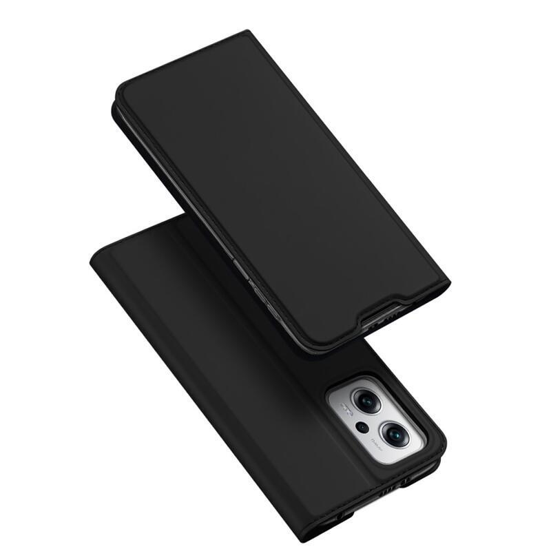 DUX stylové PU kožené pouzdro na mobil Xiaomi Poco X4 GT 5G - černé
