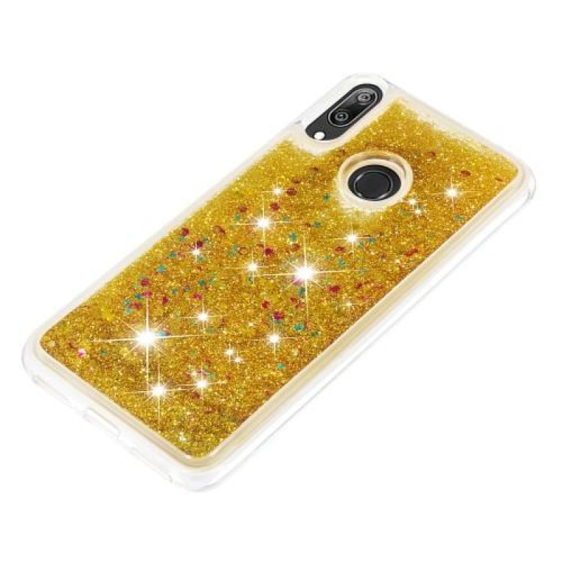Dynamic gelový obal na mobil Huawei Y7 (2019) - zlatý