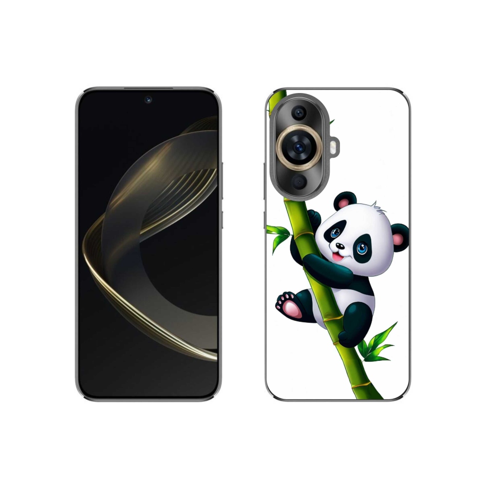 Gelový kryt mmCase na Huawei Nova 11 - panda na bambusu