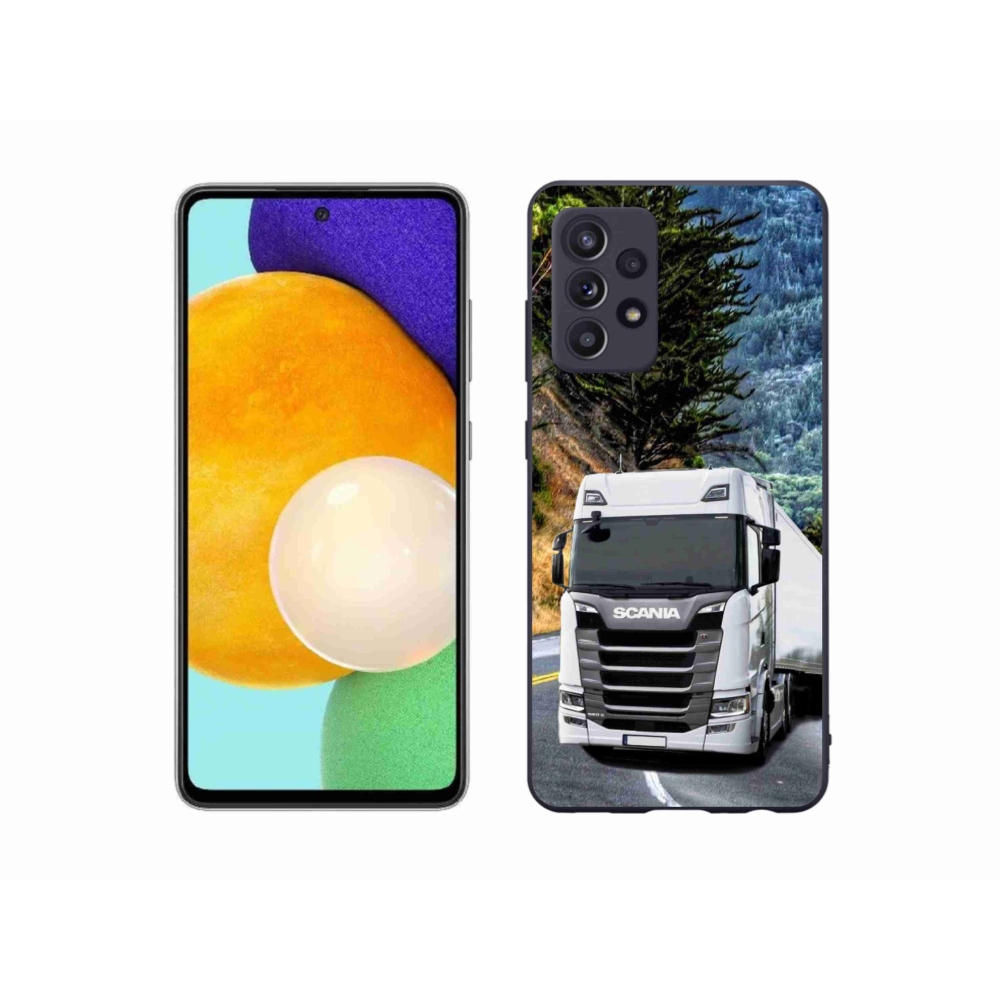 Gelový kryt mmCase na Samsung Galaxy A52/A52 5G - kamion 1