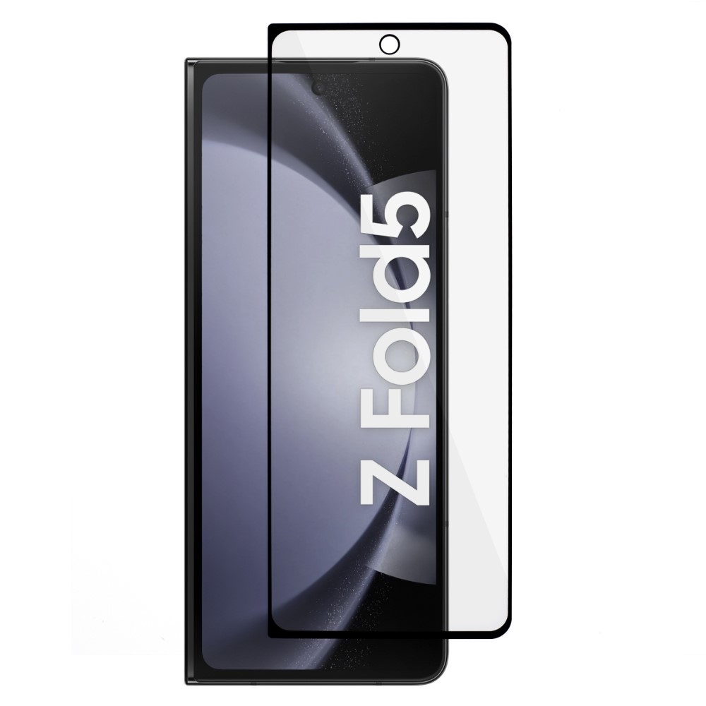 Matné celoplošné tvrzené sklo na Samsung Galaxy Z Fold5 5G - černé