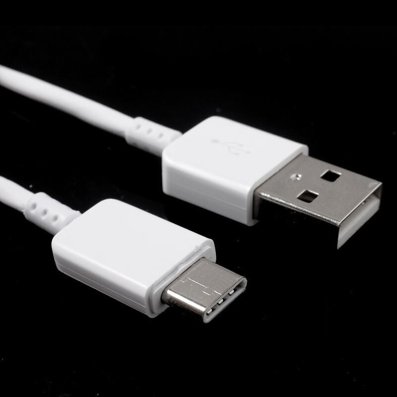 Econom micro USB Typ-C kabel pro synchronizaci a nabíjení / 1m - bílý