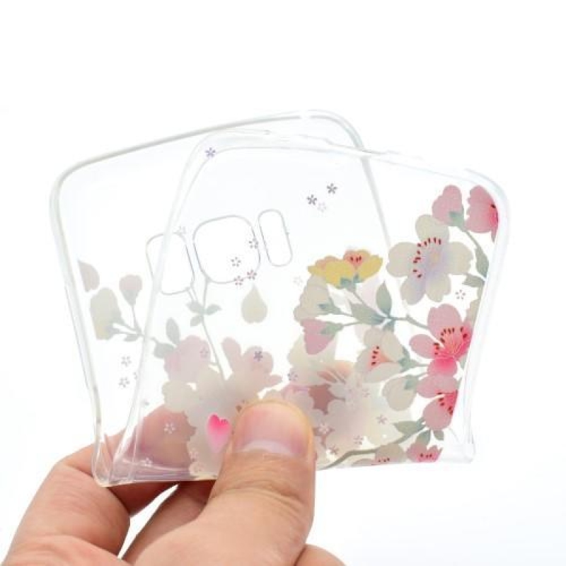 Emotive gelový obal na mobil Samsung Galaxy S8 Plus - květy