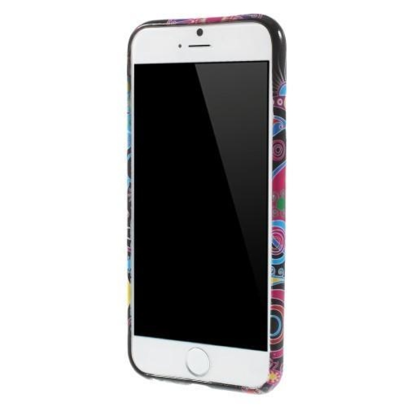 Emotive pružný gelový obal na iPhone 6 a iPhone 6s - paisley