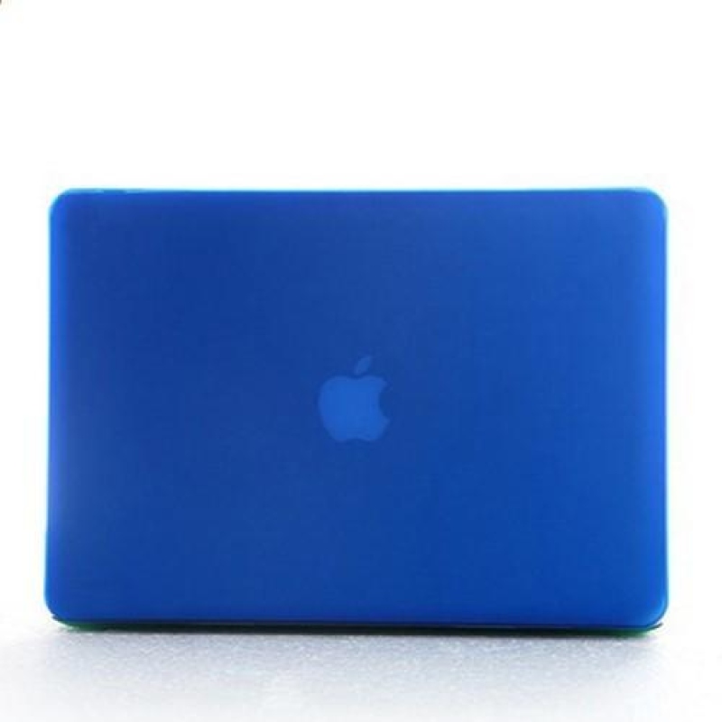 Enky set matný plastový obal, chránič klávesnice a protiprachová zástrčka na MacBook Air 13.3 - tmavěmodrý